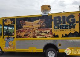 Food Truck Wrap for Big Cheesy