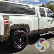 Update your pickup with custom, NON REPEATING, Fender Flares, Rocker Panels, or Bed Bands in Spokane