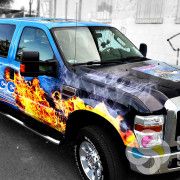 JRCC wanted a wrap for their pickup that really stood out and spoke about restoration, Signs for Success delivered, vehicle wraps Chewelah