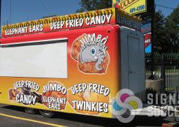 Sell more at fairs and events with an attractive, custom concession trailer wrap designed by Signs for Success in Spokane