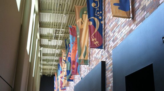 Valley middle school has these custom banners, printed on pack cloth fabric by Signs for Success where we can give bulk discounts, and all your prints don't have to match, call now for fast Spokane service