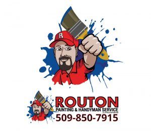 Custom Logo Design for Routon Painting & Handyman