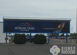 Large Outdoor Bill Board for Spokane Tribe Casino