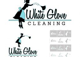 Custom Logo Design for White Glove Cleaning