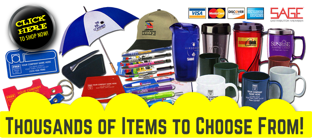 Logo Mall, Web Mall for thousands of promotional products for events and tradeshows, call Signs for Success for your giveaway needs in Spokane