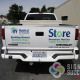 Truck lettering can look great without the high cost of a wrap, for Habitat for Humanity, by Signs for Success in Spokane.