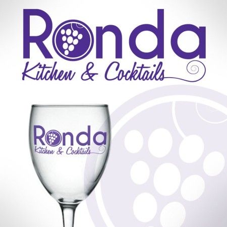 New logo designed by Signs for Success in Spokane, for fast sign service for Ronda Kitchen & Cocktails