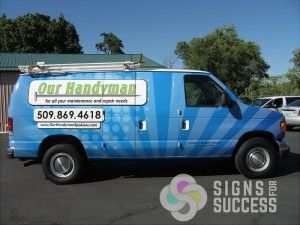 Contractor Van Wrap