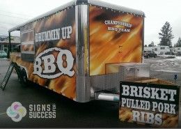 BBQ Food Truck Wraps - Concession Trailer Wraps