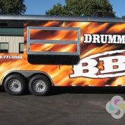custom concession trailer wrap graphics, food truck wrap, and logo design by Signs for Success