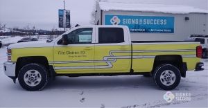 Partial pickup wrap for fire district 10
